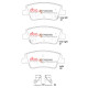 Спирачни дискове и накладки DBA DBA Brake Pads Xtreme Performance, Front Axle DB2648XP | race-shop.bg