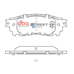 DBA Street Series EV Brake Pads DB2419SSEV