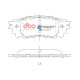 Спирачни дискове и накладки DBA DBA Brake Pads Street Series, Rear Axle DB2419SS | race-shop.bg
