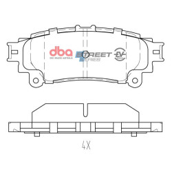 DBA Street Series EV Brake Pads DB2245SSEV