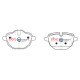 Спирачни дискове и накладки DBA DBA Brake Pads Street Series Ceramic, Front Axle DB2225SS | race-shop.bg