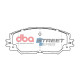 Спирачни дискове и накладки DBA DBA Brake Pads Street Series Ceramic, Front Axle DB1802SS | race-shop.bg
