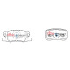 Спирачни дискове и накладки DBA DBA Brake Pads Street Series Ceramic, Front Axle DB1796SS | race-shop.bg