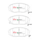 Спирачни дискове и накладки DBA DBA Brake Pads Street Performance, Front Axle DB15185SP | race-shop.bg
