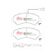 Спирачни дискове и накладки DBA DBA Brake Pads Street Performance, Front Axle DB15172SP | race-shop.bg