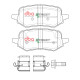Спирачни дискове и накладки DBA DBA Brake Pads Street Performance, Rear Axle DB15098SP | race-shop.bg