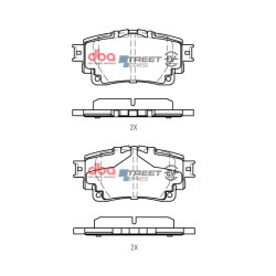 DBA Street Series EV Brake Pads DB15044SSEV