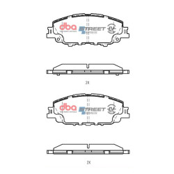 DBA Street Series EV Brake Pads DB15043SSEV