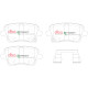 Спирачни дискове и накладки DBA DBA Brake Pads Street Performance, Rear Axle DB15019SP | race-shop.bg
