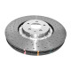 Спирачни дискове и накладки DBA DBA 5000 series Crossed Drilled & Dimpled Silver Hat DBA52774SLVXD (2 pcs) | race-shop.bg