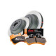 Спирачни дискове и накладки DBA DBA Brake Kit 4000 Series & Xtreme Performance Brake Pads DBA4655-10-1803XP | race-shop.bg