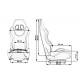 Спортни седалки без одобрение на FIA-регулируеми Състезателна седалка MONZA POWER PVC ЧЕРНА | race-shop.bg