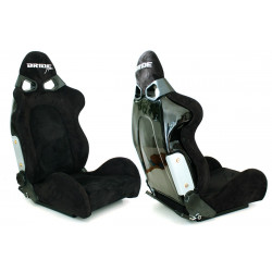 Състезателна седалка CUGA Bride style ЧЕРНА велур