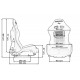 Спортни седалки без одобрение на FIA-регулируеми Състезателна седалка LOW MAX K608 ЧЕРНА велур | race-shop.bg
