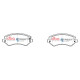 Спирачни дискове и накладки DBA DBA Brake Pads Street Series Ceramic, Front Axle DB1828SS | race-shop.bg