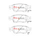 Спирачни дискове и накладки DBA DBA Brake Pads Xtreme Performance, Front Axle DB1698XP | race-shop.bg