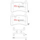 Спирачни дискове и накладки DBA DBA Brake Pads Xtreme Performance, Rear Axle DB15215XP | race-shop.bg