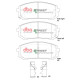 Спирачни дискове и накладки DBA DBA Brake Pads Street Performance, Front Axle DB15177SP | race-shop.bg