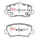 Спирачни дискове и накладки DBA DBA Brake Pads Street Series Ceramic, Front Axle DB15056SS | race-shop.bg
