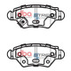 Спирачни дискове и накладки DBA DBA Brake Pads Street Series Ceramic, Rear Axle DB1425SS | race-shop.bg