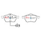 Спирачни дискове и накладки DBA DBA Brake Pads Street Series Ceramic, Front Axle DB1404SS | race-shop.bg