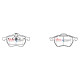 Спирачни дискове и накладки DBA DBA Brake Pads Street Series Ceramic, Front Axle DB1351SS | race-shop.bg