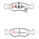 Спирачни дискове и накладки DBA DBA Brake Pads Street Series Ceramic, Front Axle DB1335SS | race-shop.bg