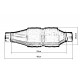 резонатори Универсален заместващ катализатор (резонатор) овален , 60 mm | race-shop.bg