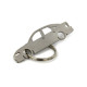Car-Shapes keychains Opel Vectra B limousine ключодържател от неръждаема стомана | race-shop.bg