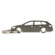 Car-Shapes keychains Seat Leon 5F wagon ключодържател от неръждаема стомана | race-shop.bg