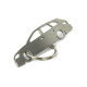 Car-Shapes keychains Seat Leon 5F wagon ключодържател от неръждаема стомана | race-shop.bg