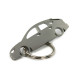 Car-Shapes keychains Ford Focus MK2 5d ключодържател от неръждаема стомана | race-shop.bg