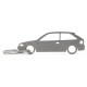 Car-Shapes keychains Opel Astra F 3d ключодържател от неръждаема стомана | race-shop.bg