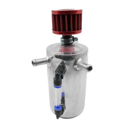 Oil Catch tanks (OCT) Маслен резервоар с 2 изхода и филтър - капацитет 0,5 л | race-shop.bg