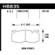 Накладки HAWK performance Hawk Brake Pad Performance Ceramic HB835Z.726 | race-shop.bg