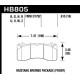 Накладки HAWK performance Hawk Brake Pad HP Plus HB805N.615 | race-shop.bg