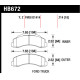 Накладки HAWK performance Hawk Brake Pad LTS HB672Y.714 | race-shop.bg
