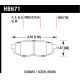 Накладки HAWK performance Hawk Brake Pad DTC-60 (16 mm) HB671G.628 | race-shop.bg