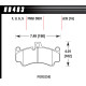 Накладки HAWK performance Hawk Brake Pad DTC-70 (16 mm) HB483U.635 | race-shop.bg