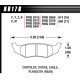 Накладки HAWK performance HAWK HPS спирачни накладки, HB176F.614 | race-shop.bg