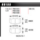 Накладки HAWK performance Hawk Brake Pad HP Plus HB155N.580 | race-shop.bg
