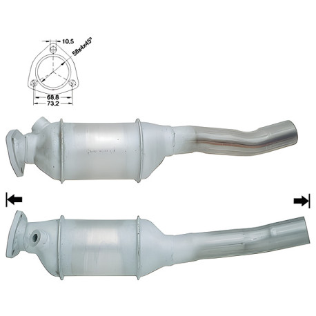 DPF катализатори Magnaflow за конкретени модели Magnaflow катализатор за AUDI | race-shop.bg