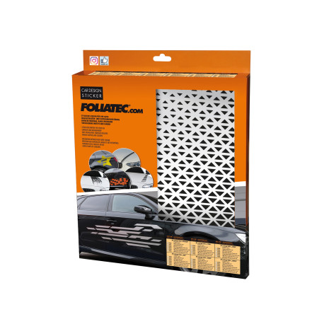 Стикери Foliatec стикер за прозорец VECTOR 45x40cm, черен гланц | race-shop.bg