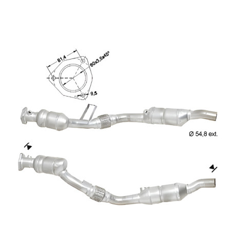 DPF катализатори Magnaflow за конкретени модели Magnaflow катализатор за AUDI | race-shop.bg