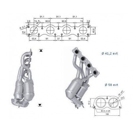 DPF катализатори Magnaflow за конкретени модели Magnaflow катализатор за BMW | race-shop.bg