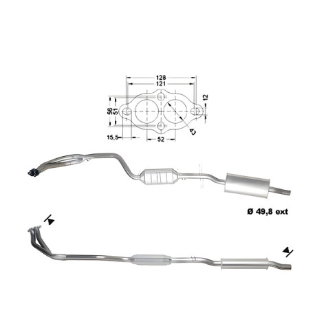 DPF катализатори Magnaflow за конкретени модели Magnaflow катализатор за BMW | race-shop.bg