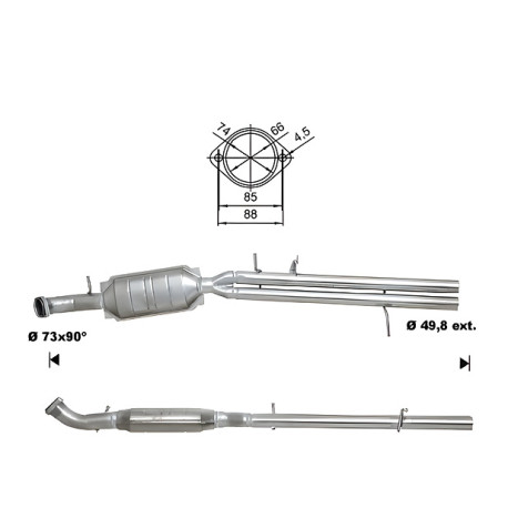 DPF катализатори Magnaflow за конкретени модели Magnaflow катализатор за BMW | race-shop.bg