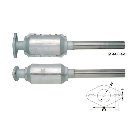 DPF катализатори Magnaflow за конкретени модели Magnaflow катализатор за FIAT | race-shop.bg