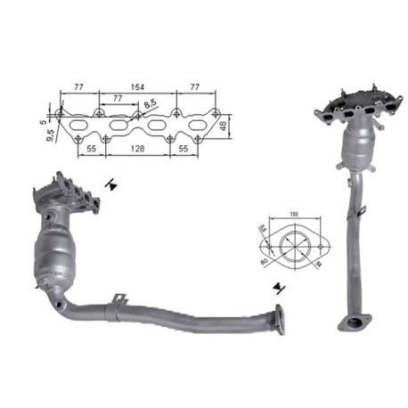 DPF катализатори Magnaflow за конкретени модели Magnaflow катализатор за FIAT | race-shop.bg