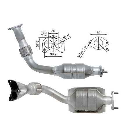 DPF катализатори Magnaflow за конкретени модели Magnaflow катализатор за FORD | race-shop.bg